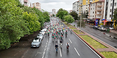  Kayseri'de 11. Yeşilay Bisiklet Turu düzenlendi