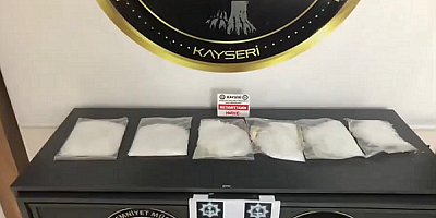 Kayseri'de 2 kilo 15 gram uyuşturucu ele geçirildi