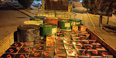 Kayseri'de binlerce litre kaçak akaryakıt ele geçirildi
