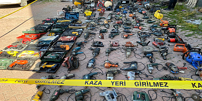 Kayseri'de bir hurdacıda 174 çalıntı eşya bulundu