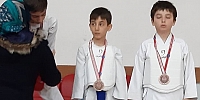 Oğlum Mehmet'in ilk maçı MAVİ kuşaklı olan oğlum Mehmet...