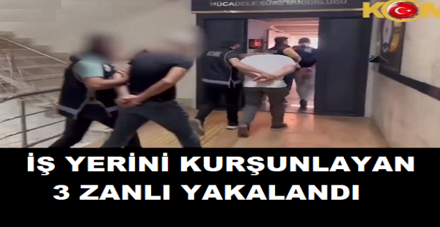 Kayseri'de iş yeri kurşunlayan 3 kişi gözaltına alındı