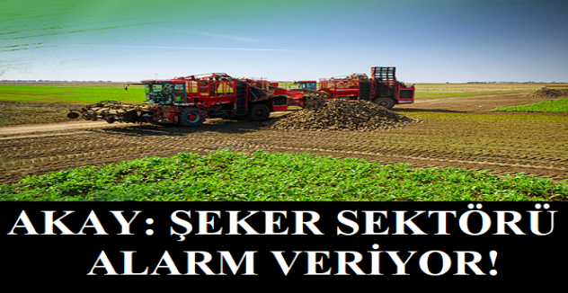 Akay: ''Şeker sektörü alarm veriyor''