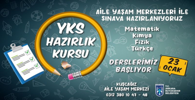 Ankara Büyükşehir Belediyesinden LGS ve YKS'ye hazırlık için ücretsiz kurs