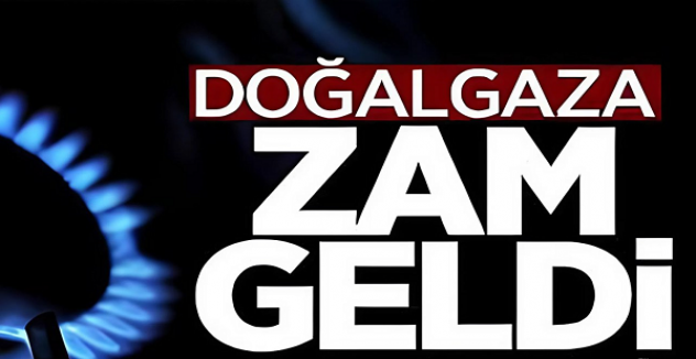 Doğalgaza yüzde 24,6 zam geldi