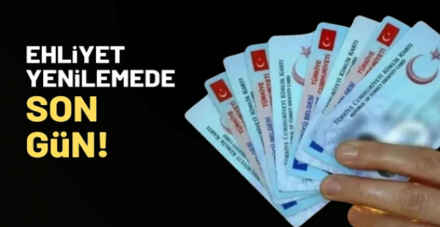 Eski tip ehliyette son gün bugün