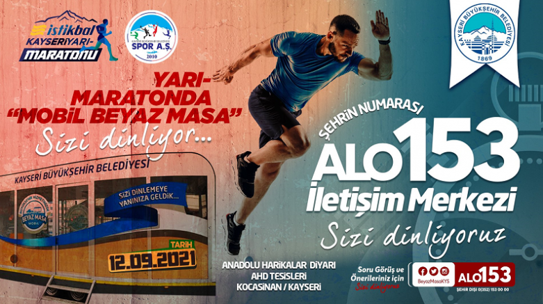 istikbal kayseri yari maratonu 12 eylul de kosulacak