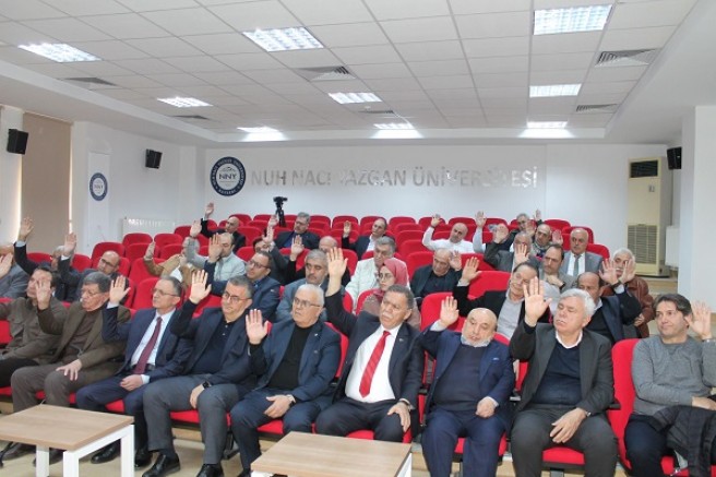 KAYSERİ YÜKSEKÖĞRENİM VE YARDIM VAKFI GENEL KURURULU YAPILDI