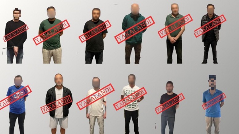Kırmızı bültenle aranan 11 ulusal seviyede aranan 1 kişi yakalanarak Türkiye'ye getirildi