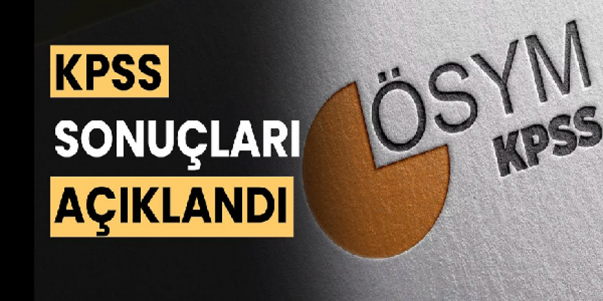 KPSS lisans sonuçları açıklandı