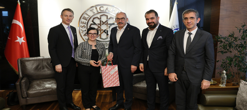 AVUSTURYA'NIN ANKARA BÜYÜKELÇİSİ İLE TİCARET MÜŞAVİRİNDEN KTO'YA ZİYARET