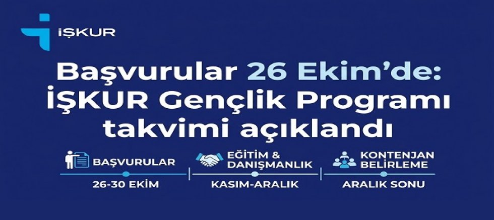 Başvurular 26 Ekim'de: İŞKUR Gençlik Programı takvimi açıklandı
