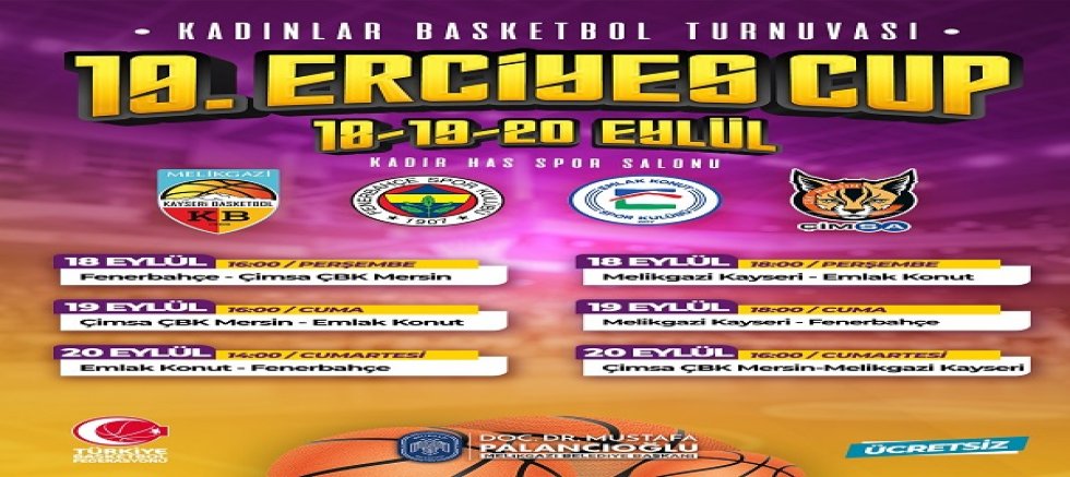 Erciyes Cup'ın maç programı belli oldu