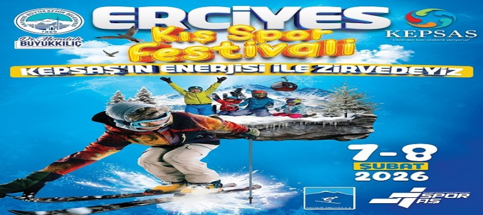Erciyes Kayak Merkezi'nde Kış Spor Festivali Zamanı