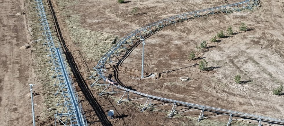 Erciyes’te Dağ Kızağında Montaj Tamamlandı, Test Sürüşleri Başladı