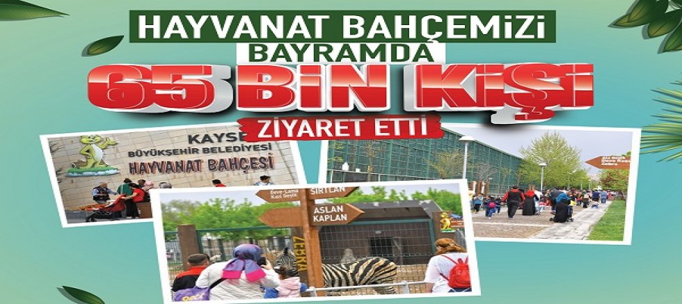 Hayvanat Bahçesini Bayramda 65 Bin Kişi Ziyaret Etti