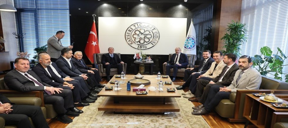 Hulusi Akar, Büyükkılıç ve Okandan'dan KTO'ya Hayırlı Olsun Ziyareti 