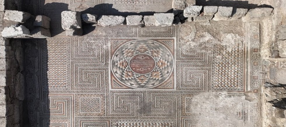  İç Anadolu’nun en büyük mozaikli yapısı Örenşehir Mozaikli Yapı “ören yeri” ilan edildi