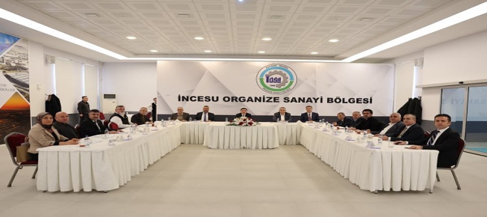 İncesu Organize Sanayi Bölgesi (OSB) Müteşebbis Teşekkül Heyeti Toplandı 