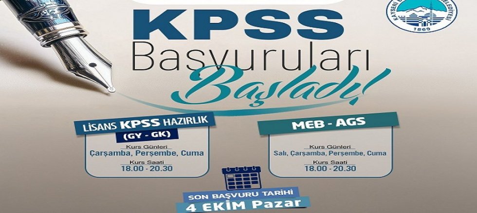 KAYMEK’ten KPSS ve MEB-AGS Hazırlık Kursları