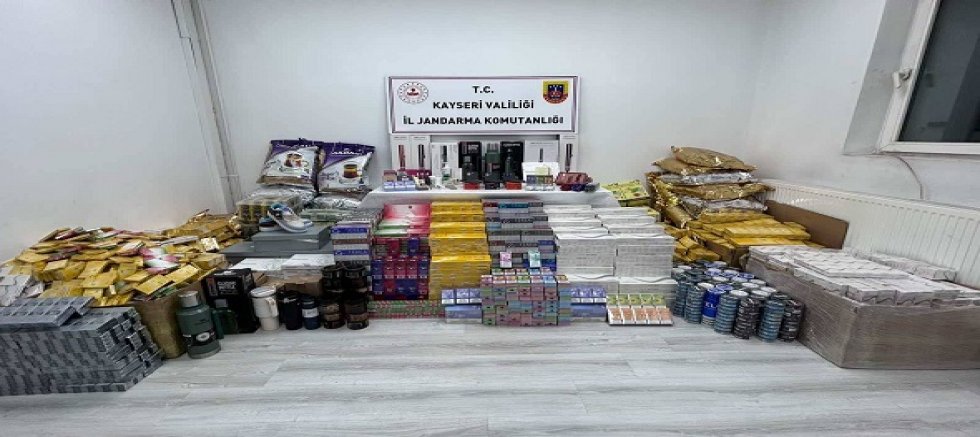 Kayseri’de 20 Milyon TL’lik Kaçakçılık Operasyonu
