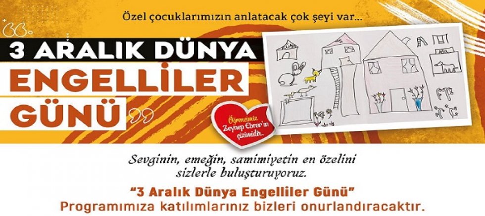 Kayseri'de 3 Aralık Dünya Engelliler Günü'ne Özel Program