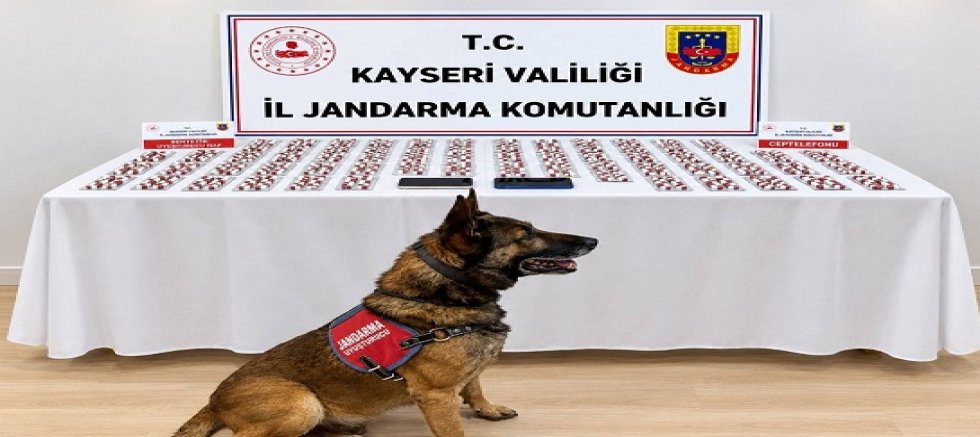 Kayseri'de binlerce sentetik hap ele geçirildi