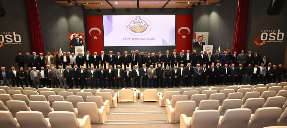 Kayseri'de ERVA Spor Okulları değerlendirme toplantısı yapıldı