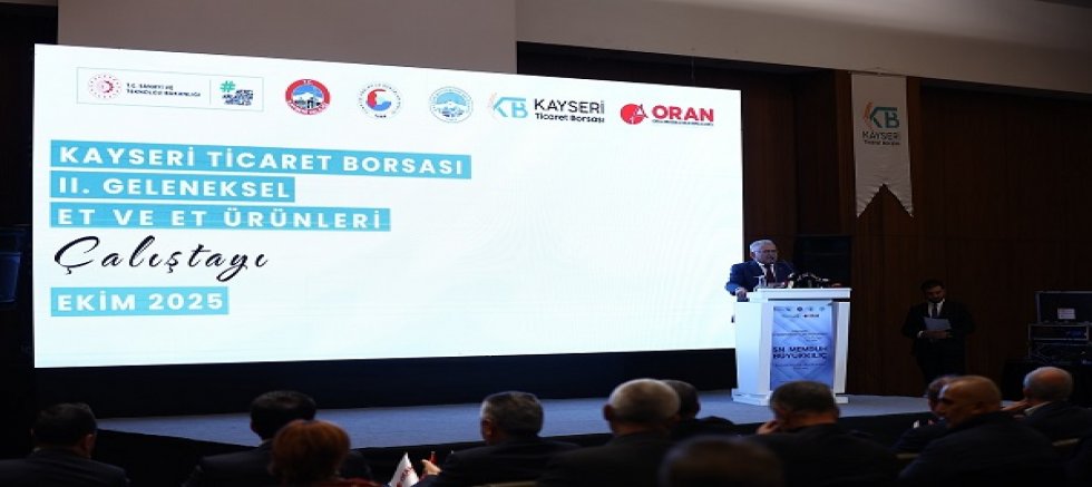 Kayseri'de Geleneksel Et ve Et Ürünleri Çalıştayı