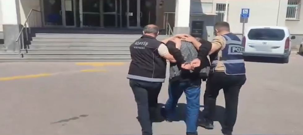 Kayseri'de kasten öldürme suçundan aranan şahıs yakalandı