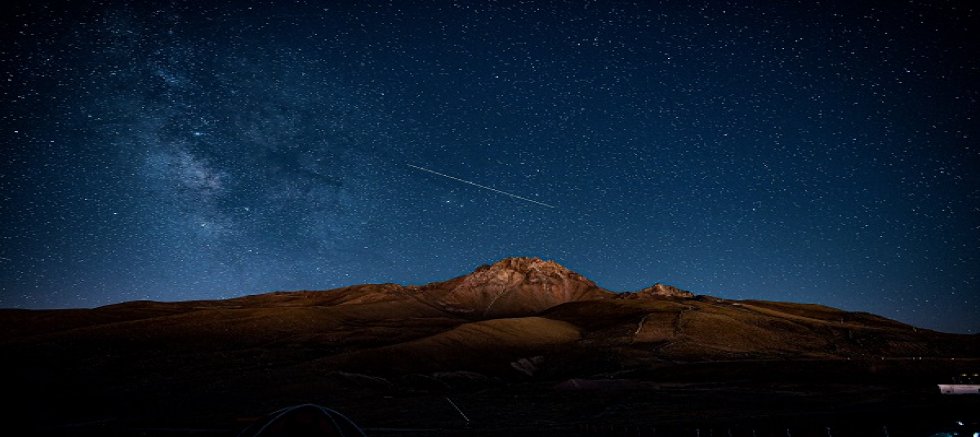 Kayseri'de Perseid Meteor Yağmuru Gözlemi