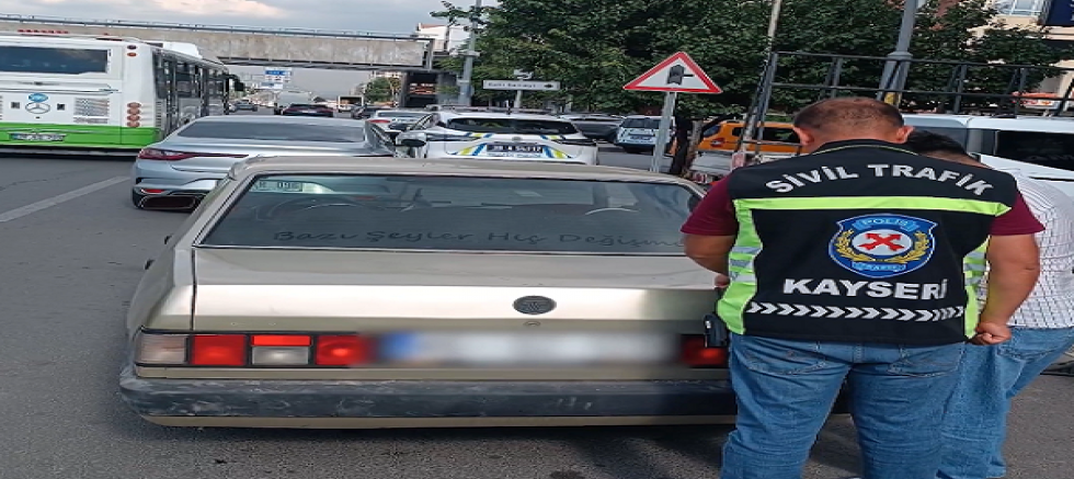 Kayseri'de Trafik Magandalarına Ceza Yağdı