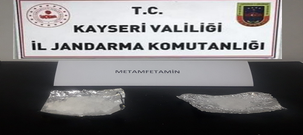 Kayseri'de uyuşturucu zanlısı yakalandı