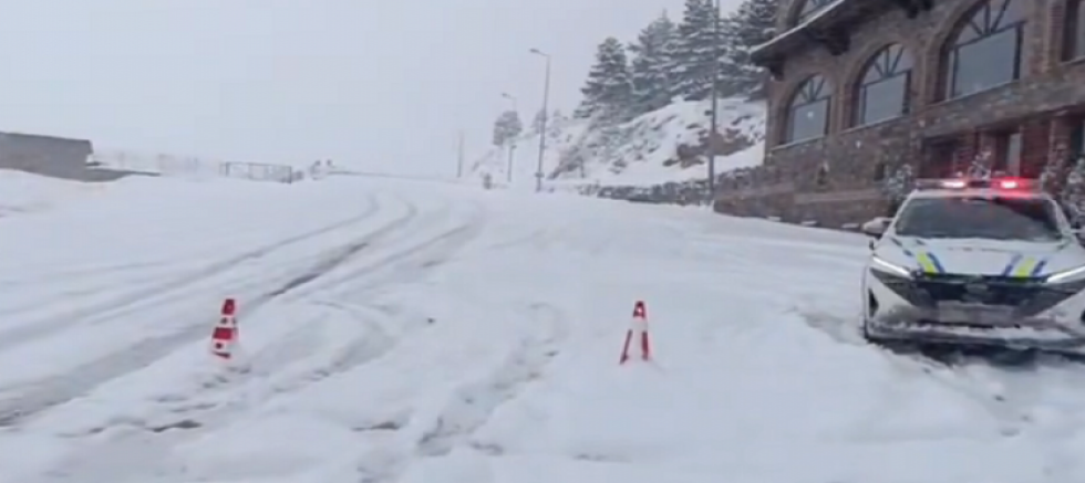 Kayseri-Develi karayolu yolu trafiğe kapandı