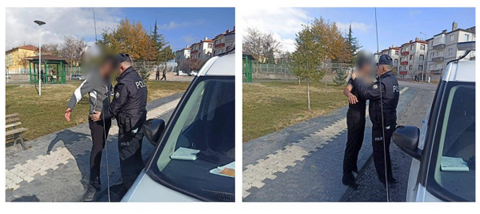 Kayseri polisinden okul önlerinde denetim