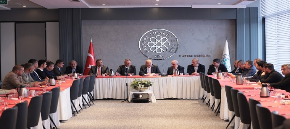 KTO'da ''Lojistik Merkez'' toplantısı