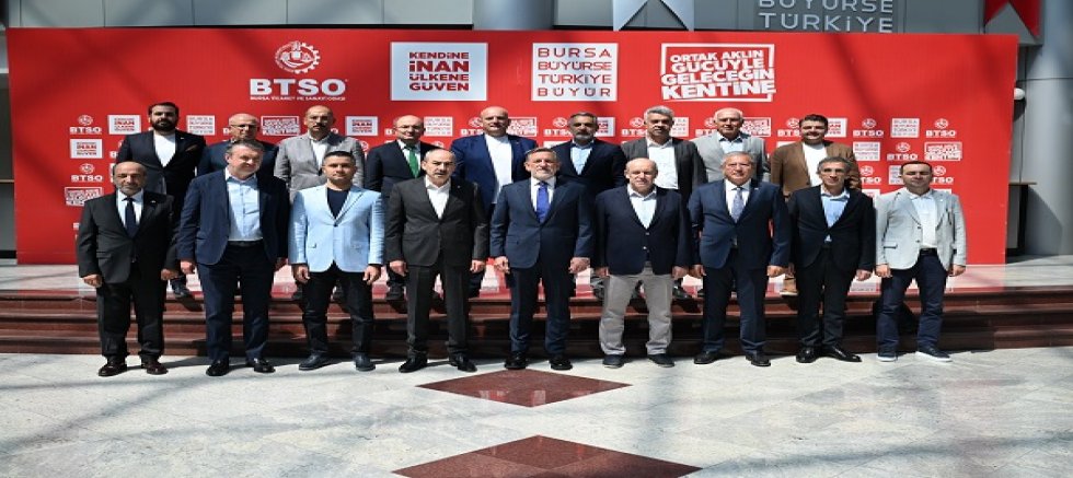 KTO heyetinden BTSO ve Bursadaki önemli kuruluşlara TEKMER Projesi kapsamında ziyaret