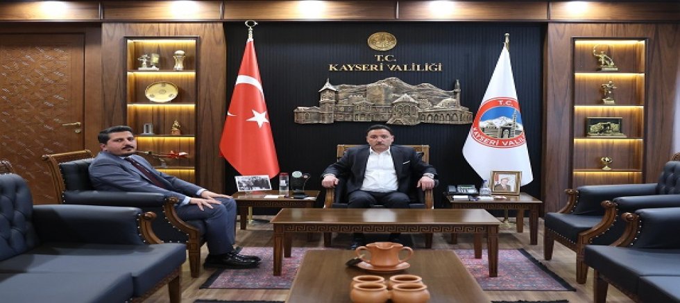 Mimarlar Odası Şube Başkanı Murtaza Er'den Vali Çiçek'e  ziyaret