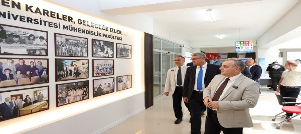 ​Rektör Prof. Dr. Altun, Yenileme Çalışmaları Tamamlanan Mühendislik...