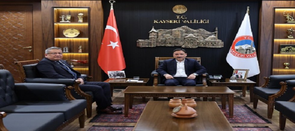 Vali Çiçek, İl Emniyet Müdürü Sinan Ergen’i Kabul Etti