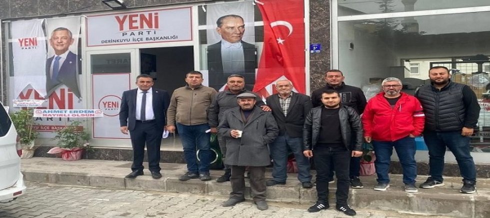 Yeni Parti Derinkuyu İlçe Başkanı Soner Barut: Derinkuyu İçin Yeni Dönem