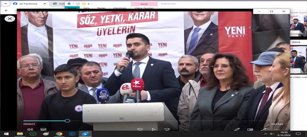 YENİ Parti Kayseri’de Ufuk Ozan Gözbaşı Yeniden Adaylığını Açıkladı