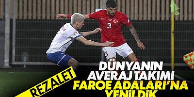 A Milli Futbol Takımı, Faroe Adaları'na 2-1 mağlup oldu