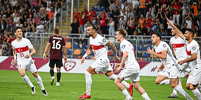 A Milli Futbol Takımı, Letonya'yı 3-2 yendi