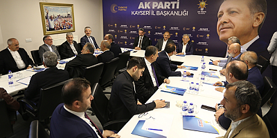 AK Parti Kayseri İl Başkanlığı istişare toplantısı yapıldı