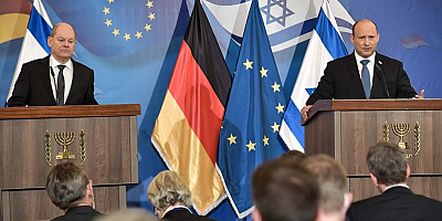 Almanya Başbakanı Scholz, İsrail Başbakanı Bennett ile bir araya geldi