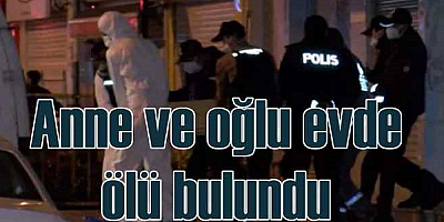 Anne ve oğlu evde ölü bulundu