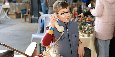 Antika Pazarı’na kar engeli 