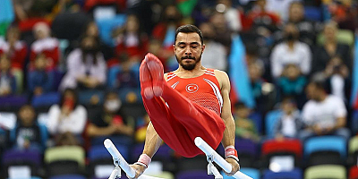 Artistik Cimnastik Dünya Challenge Kupası'nda milli sporcu Ferhat Arıcan'dan altın madalya