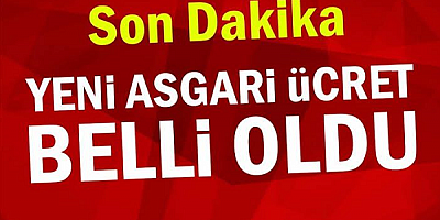 Asgari ücret 22.104 TL oldu